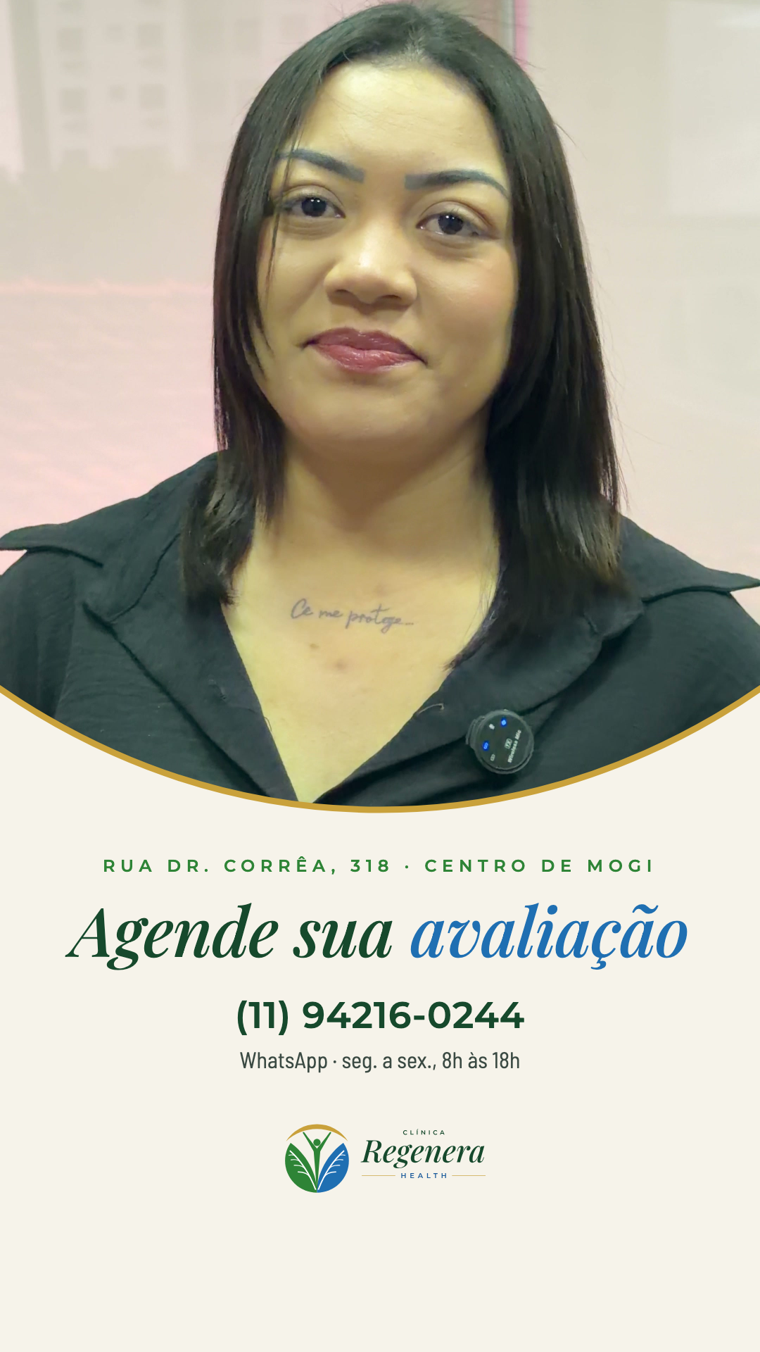 Modelo de story de agendamento